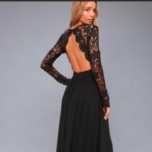 XL black dress Lulus